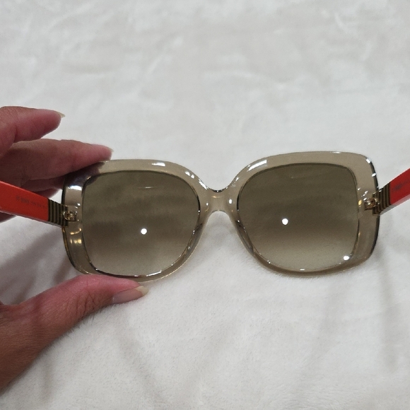 *SALE* Fendi Women\'s Sunglasses - Red and Gray main image 4